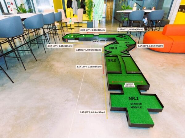 Mini golf course for sale Large size with dimensions