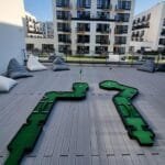 Mini golf for hotel motel
