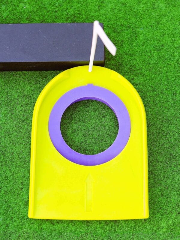 mini golf obstacles yellow